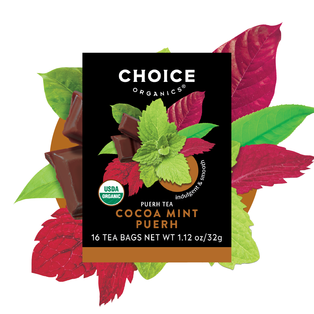 Organic Cocoa Mint Puerh Tea