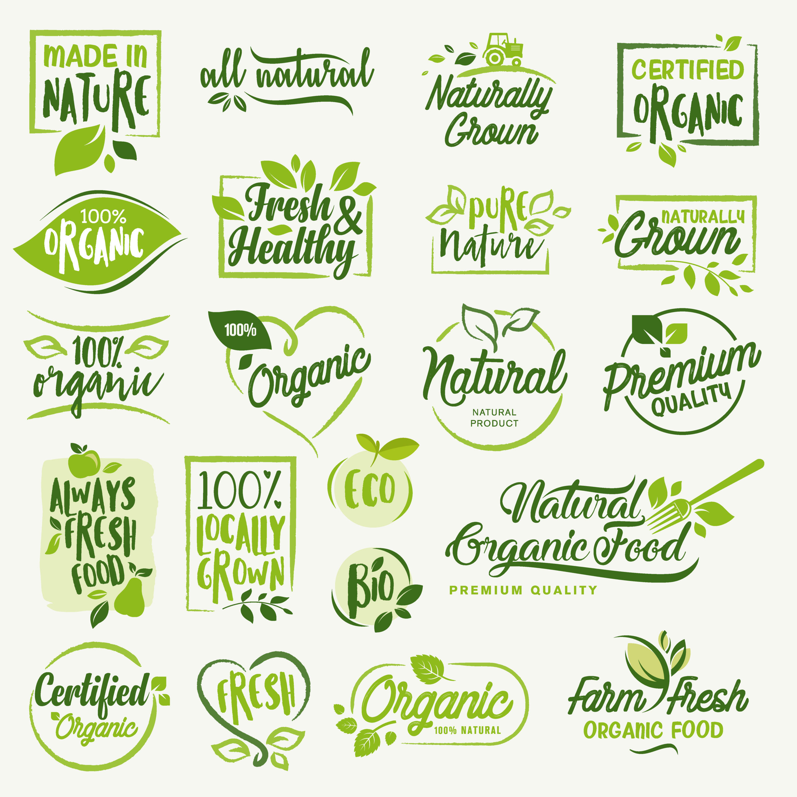 Organic Food Logos