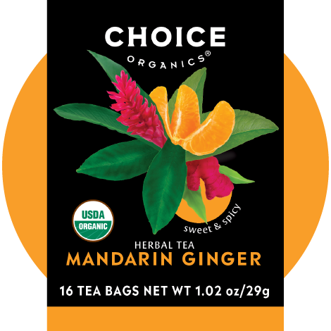 Choice Mandarin Ginger Tea Box